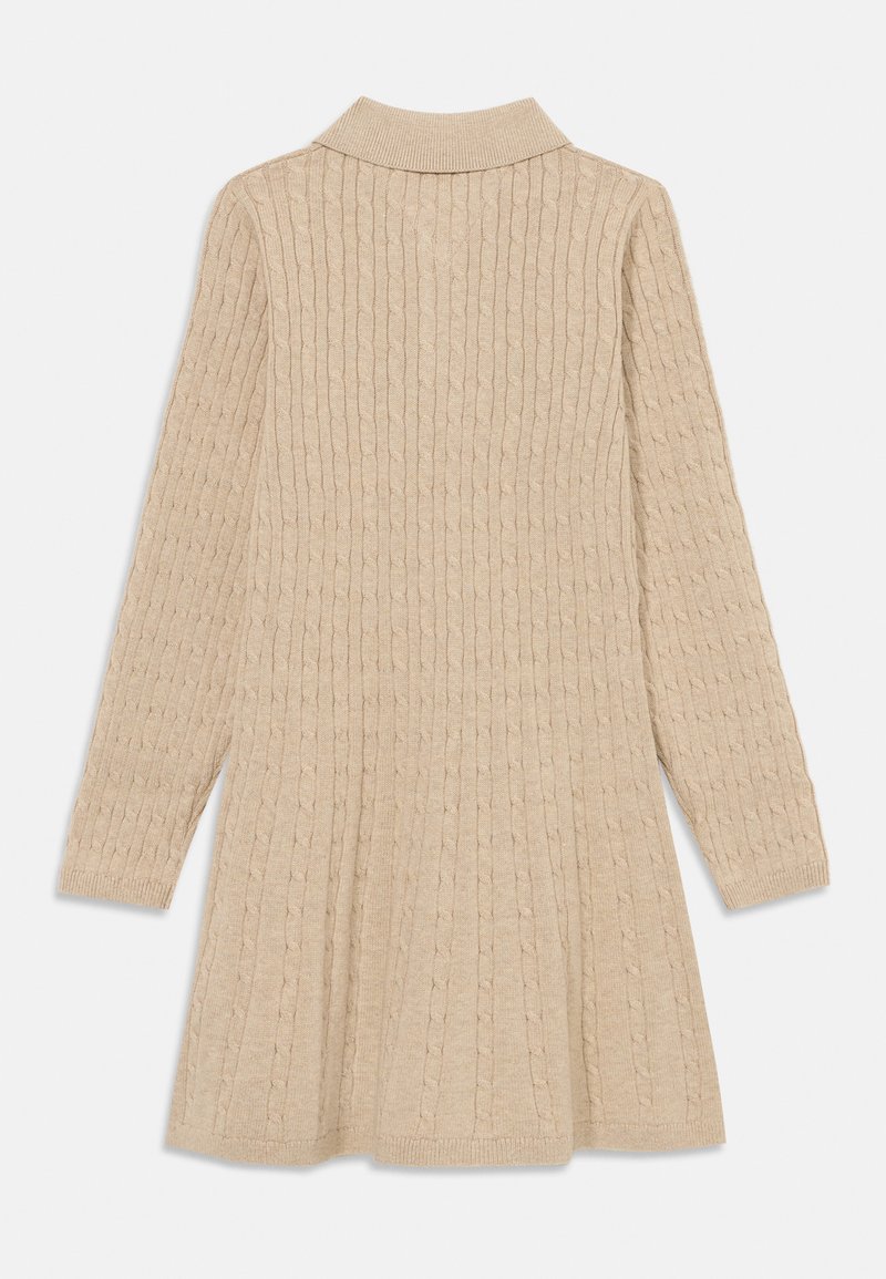 Tommy Hilfiger CABLE SWEATER DRESS - Jumper dress - malted milk/beige -  Zalando.co.uk