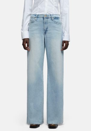 LOTTA TAILORLESS - Wide leg - light blue