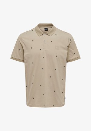 Only & Sons KURZARM - Poloshirt - beige