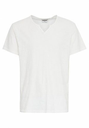 Blend, BHASTON SPLIT NECK - T-paita - snow white