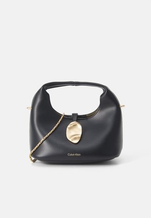 STONE LOCK SLOUCHY CROSSBODY BAG - Handbag - black