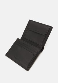 Calvin Klein MINIMALISM TRIFOLD COIN - Portefeuille - black