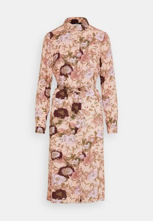 Vero Moda, VMANNA CALF SHIRT DRESS - Skjortekjole - misty rose