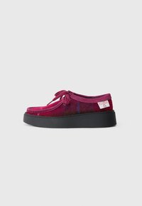 Clarks TORVIEW - Veterschoenen - plum interest