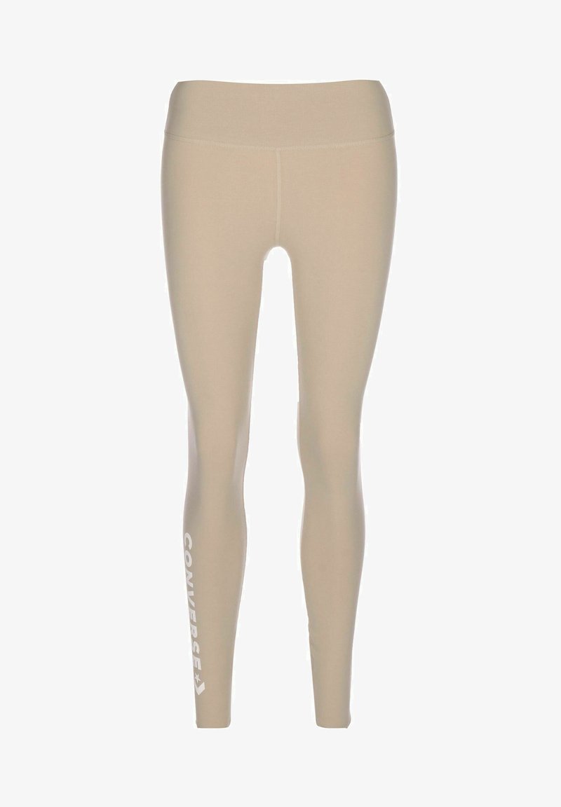 Converse WORDMARK - Leggings - Trousers - beach stone