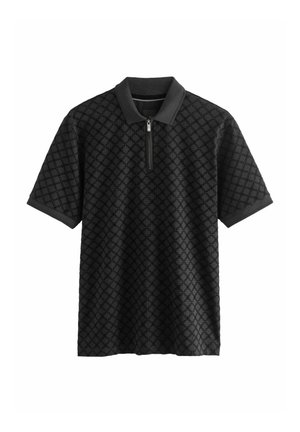 FLOCKED - Polo krekls - black