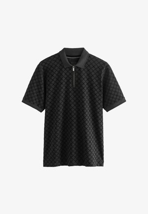 Next FLOCKED - Poloshirt - black