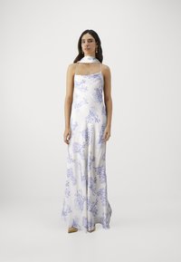 Malina ELIZA TIE BACK SLIP DRESS - Iltapuku - coral blue