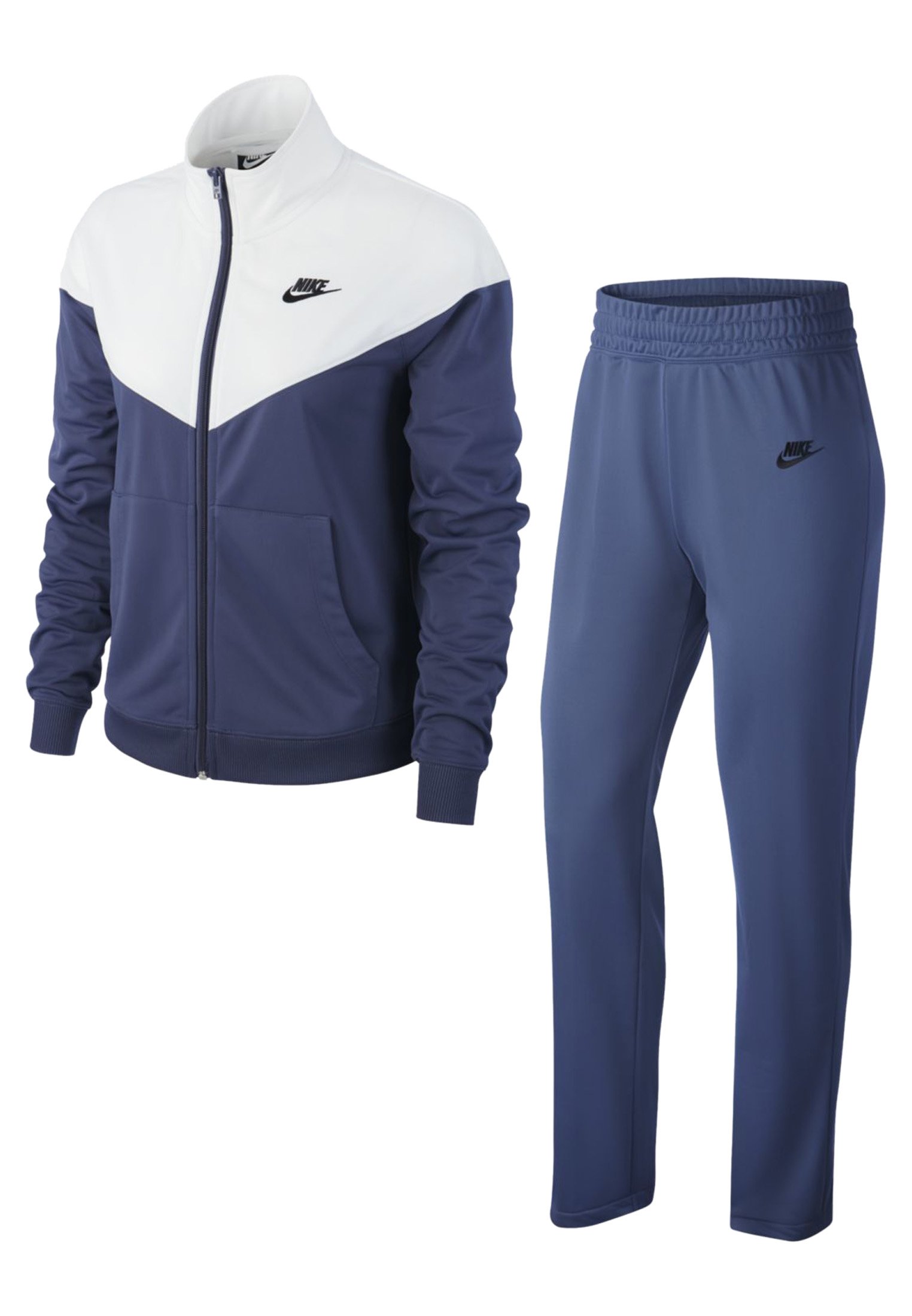 nike zip up track suit