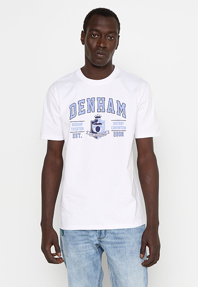 Denham T-shirt print wit