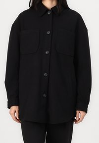 VILA Kort kappa / rock - black