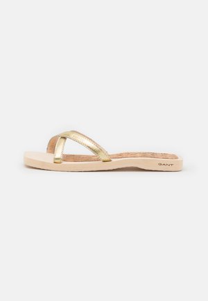 GANT LIMESEA  - Pantolette flach - gold