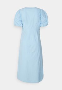 Vero Moda Tall VMTHILDE V NECK CALF DRESS - Vestido de dia - blue bell