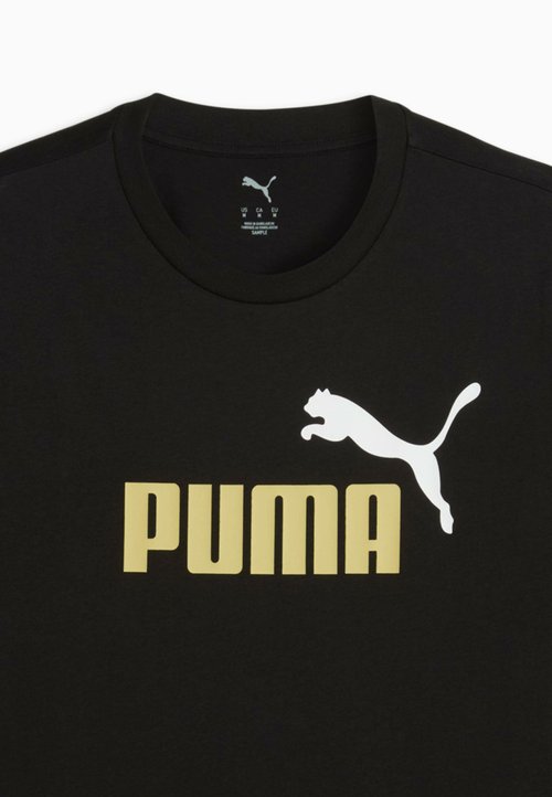 PUMA 2 COLOR NO. 1 LOGO TEE - Print T-shirt - black rustic olive — photo 6