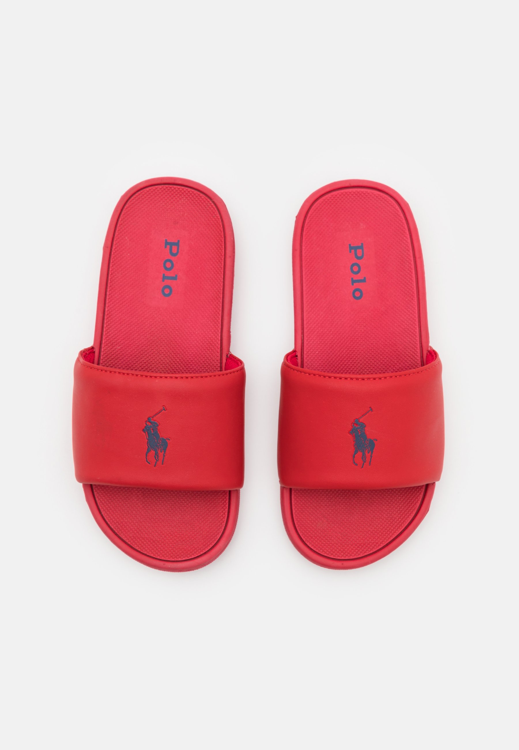 Polo Ralph Lauren Cayson Unisex Mules Red smooth/navy, Size: 11.5K, Red - PU