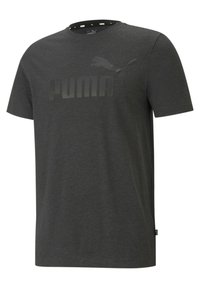 Puma - ESS ESSENTIALS HEATHER RUN - Tricou cu imprimeu - dark gray heather Imagine miniatură 1