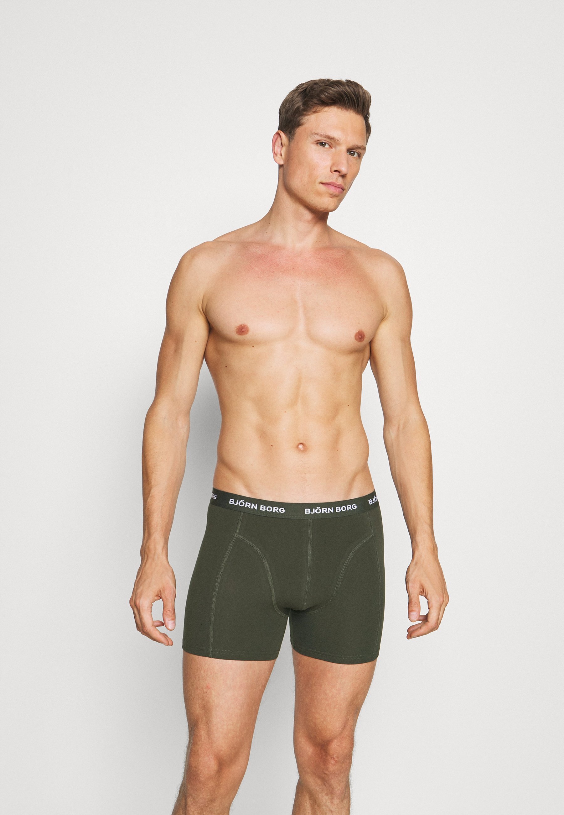 Björn Borg SAMMY SEASONAL SOLID 5 PACK - Onderbroeken - black beauty/Zwart  - Zalando.be