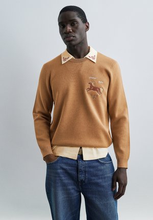 HORSE PULL - Jersey de punto - camel