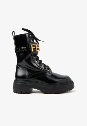 Fendi, Bottines de cowboy / motard - black