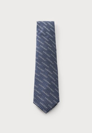 STENCIL LOGO TIE - Tie - navy