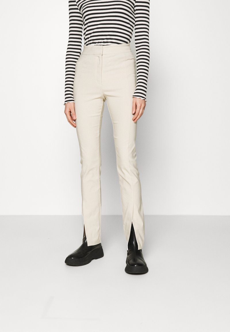 Monki - Pantalon classique - beige, Agrandir