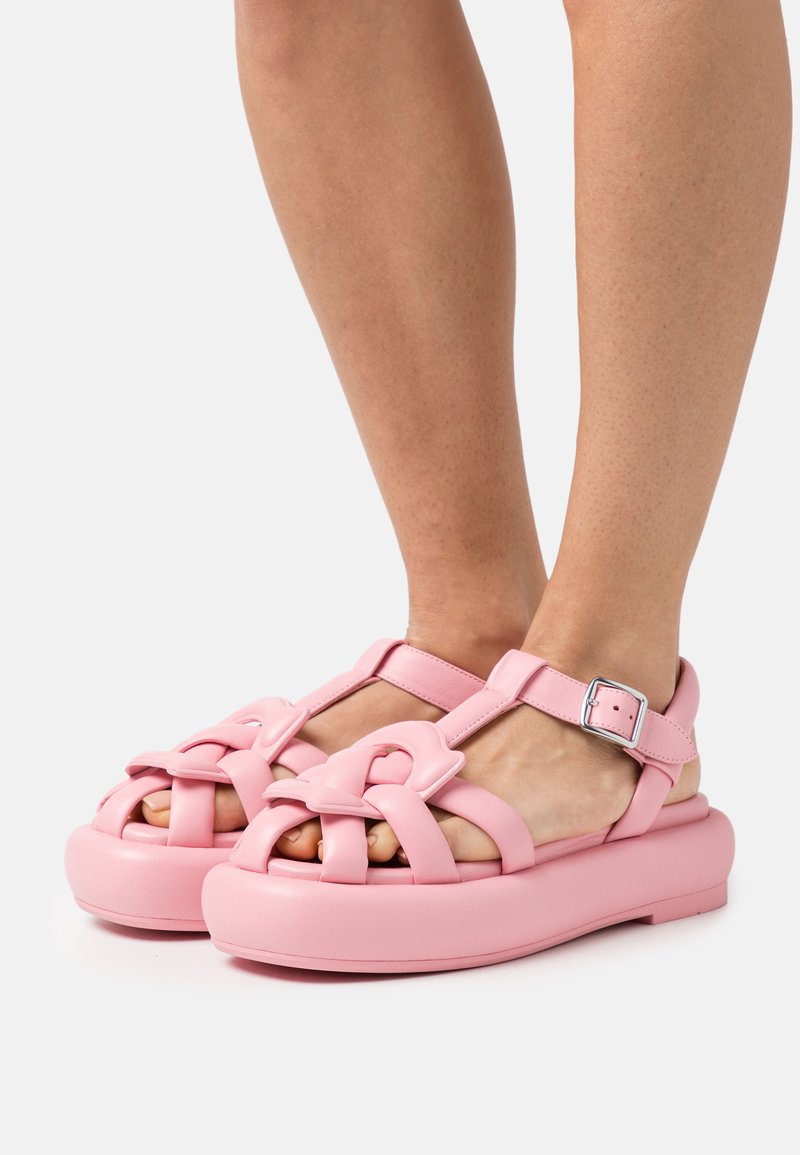 Coach PENNEY Sandalen met plateauzool flower pink/donkerroze