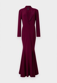 SINGLE BREASTED FISHTAIL GOWN - Robe longue - plum