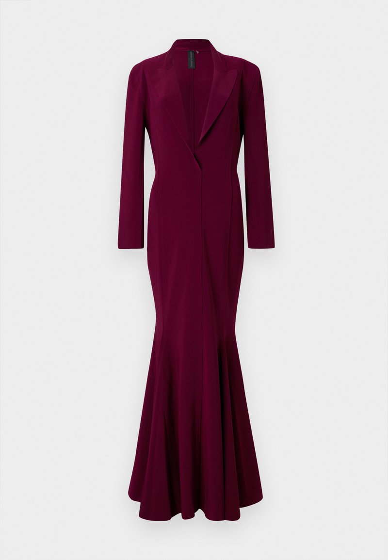 Norma Kamali SINGLE BREASTED FISHTAIL GOWN - Robe longue - plum ...