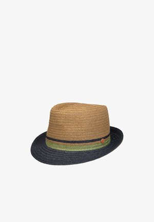 Mayser, TRICOLOUR TRILBY STROHHUT - Hat - natur-blau