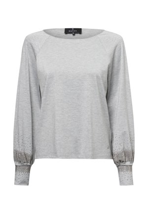 Monari Langarmshirt - silber