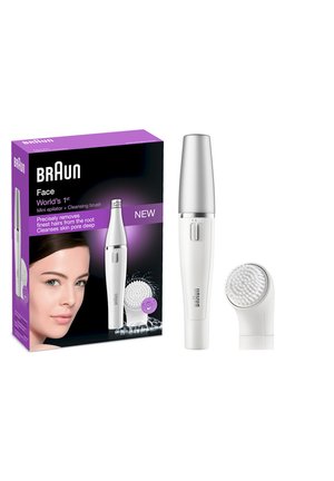 BRAUN EPILIERER - FACE 810 - GESICHTSREINIGUNGSBÜRSTE UND -EPILIERER - FACE 810 - Accessoires soin du corps - weiß silber