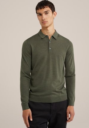WE Fashion THE MERINO - Polo majica - green