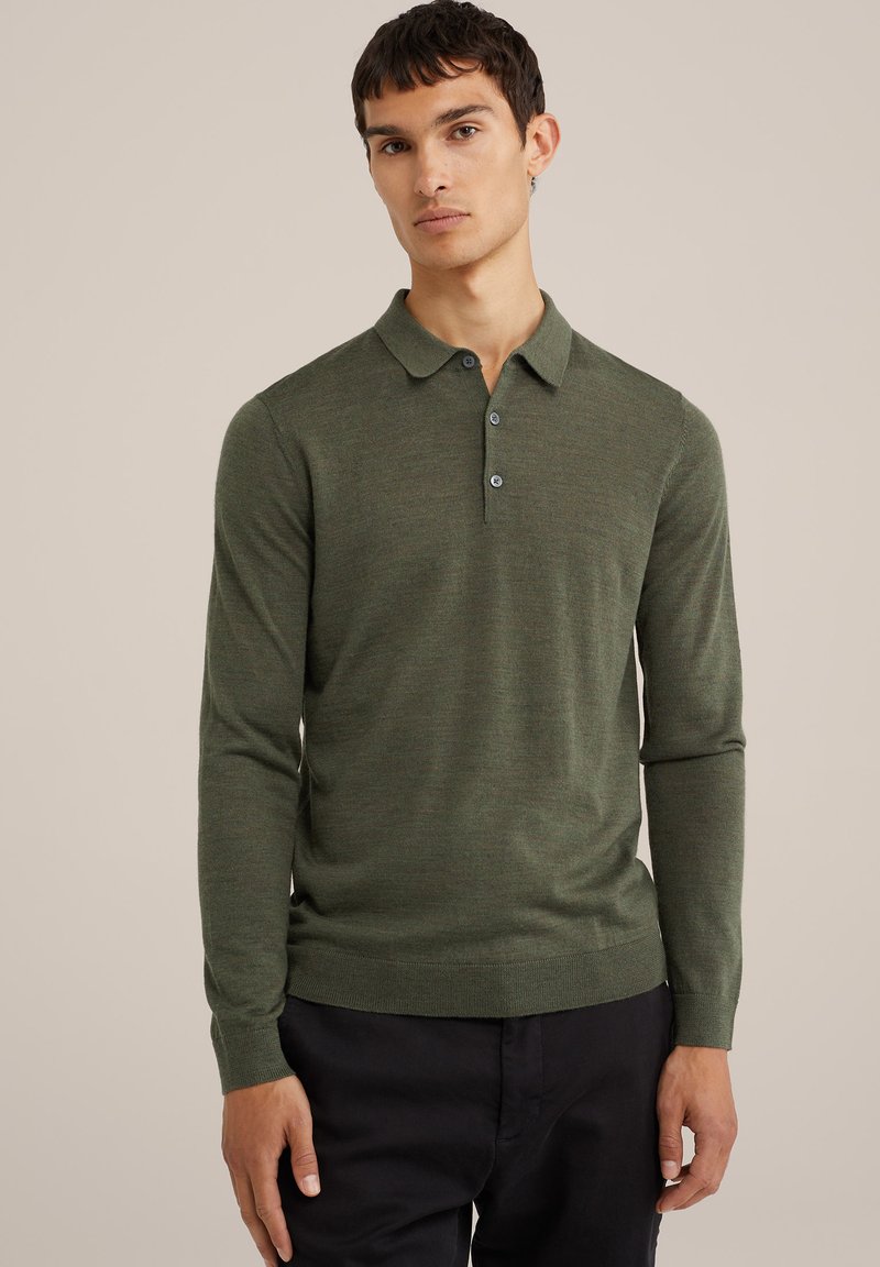 WE Fashion THE MERINO - Poloshirt - green