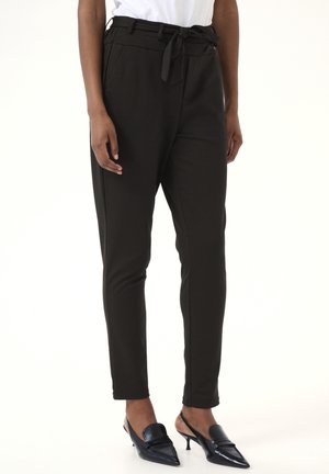 Pantalon classique - mottled black