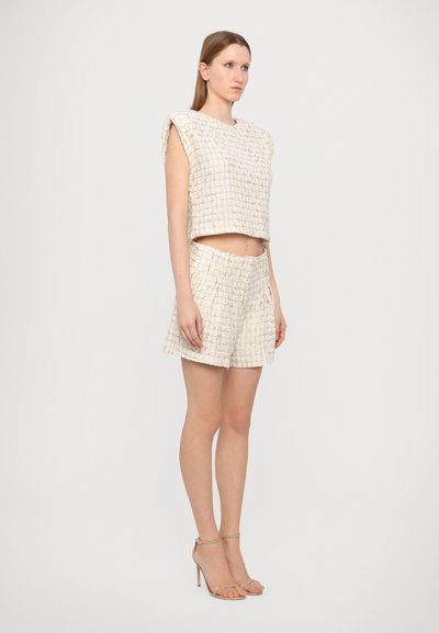Iro XUNG - Blusa - ecru/silver