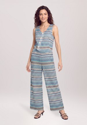 Cartoon, CARTOON MIT WESTENTEIL JUMPSUIT - Combinaison - blue camel