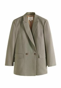 THE SET DOUBLE BREASTED PUPPYTOOTH REGULAR FIT  - Abrigo corto - brown