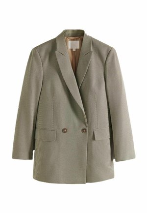 THE SET DOUBLE BREASTED PUPPYTOOTH REGULAR FIT  - Palton scurt - brown