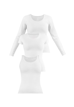 3-ER SET - T-Shirt basic - weiß