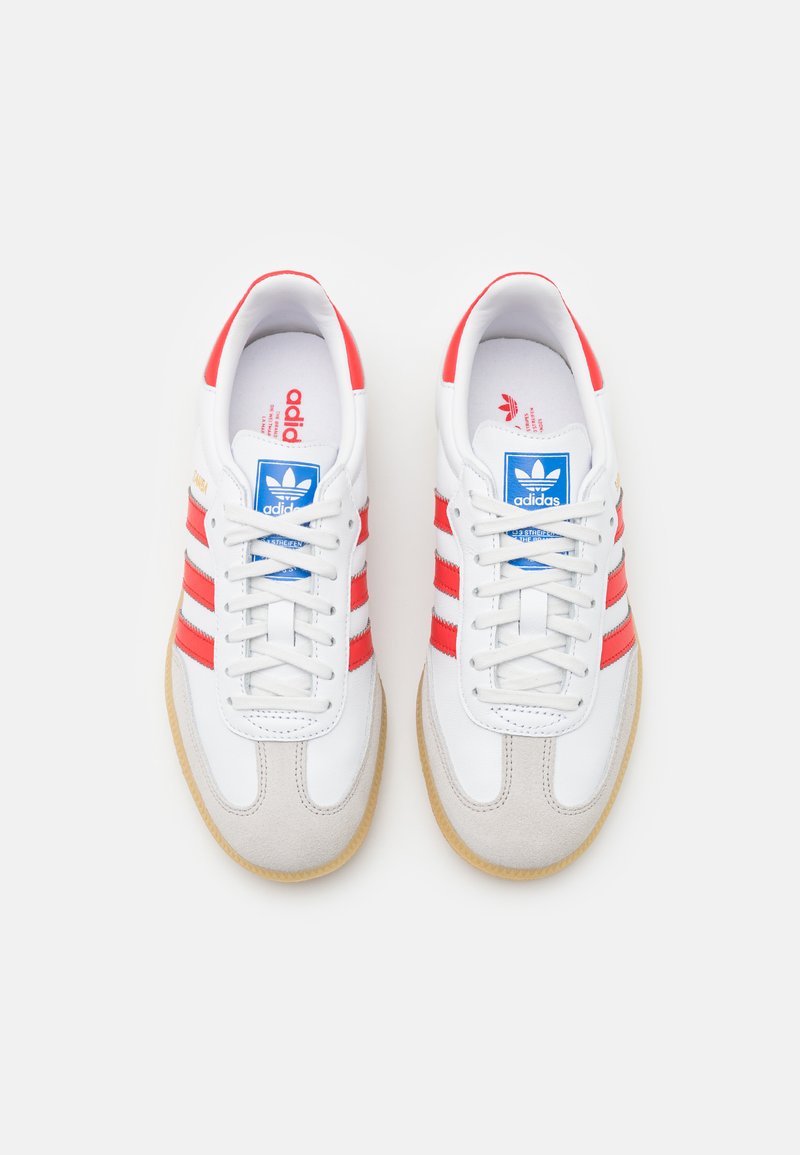 adidas Originals SAMBA OG UNISEX - Sneakers laag - footwear  white/collegiate red/wit - Zalando.nl