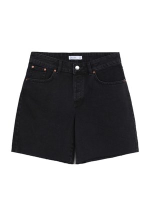 Denim shorts - nero denim