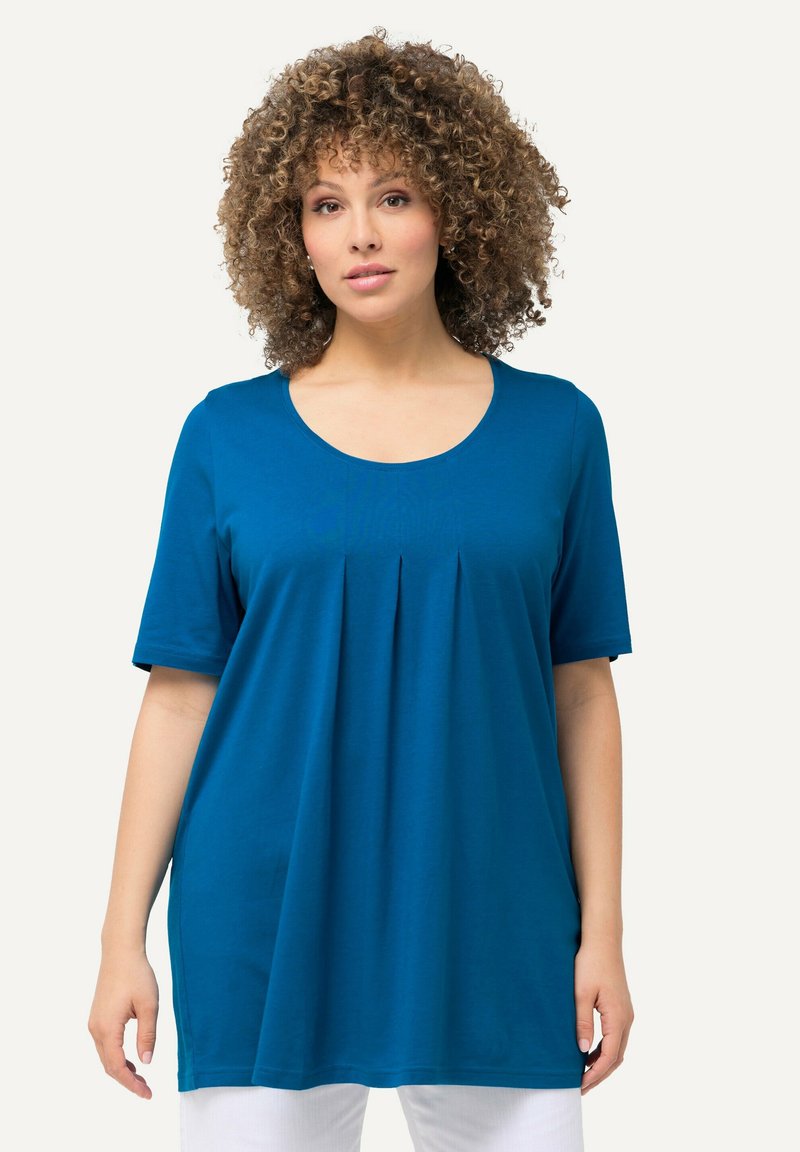 Ulla Popken GROSSE GRÖSSEN - Jednoduché tričko - classic medium blue