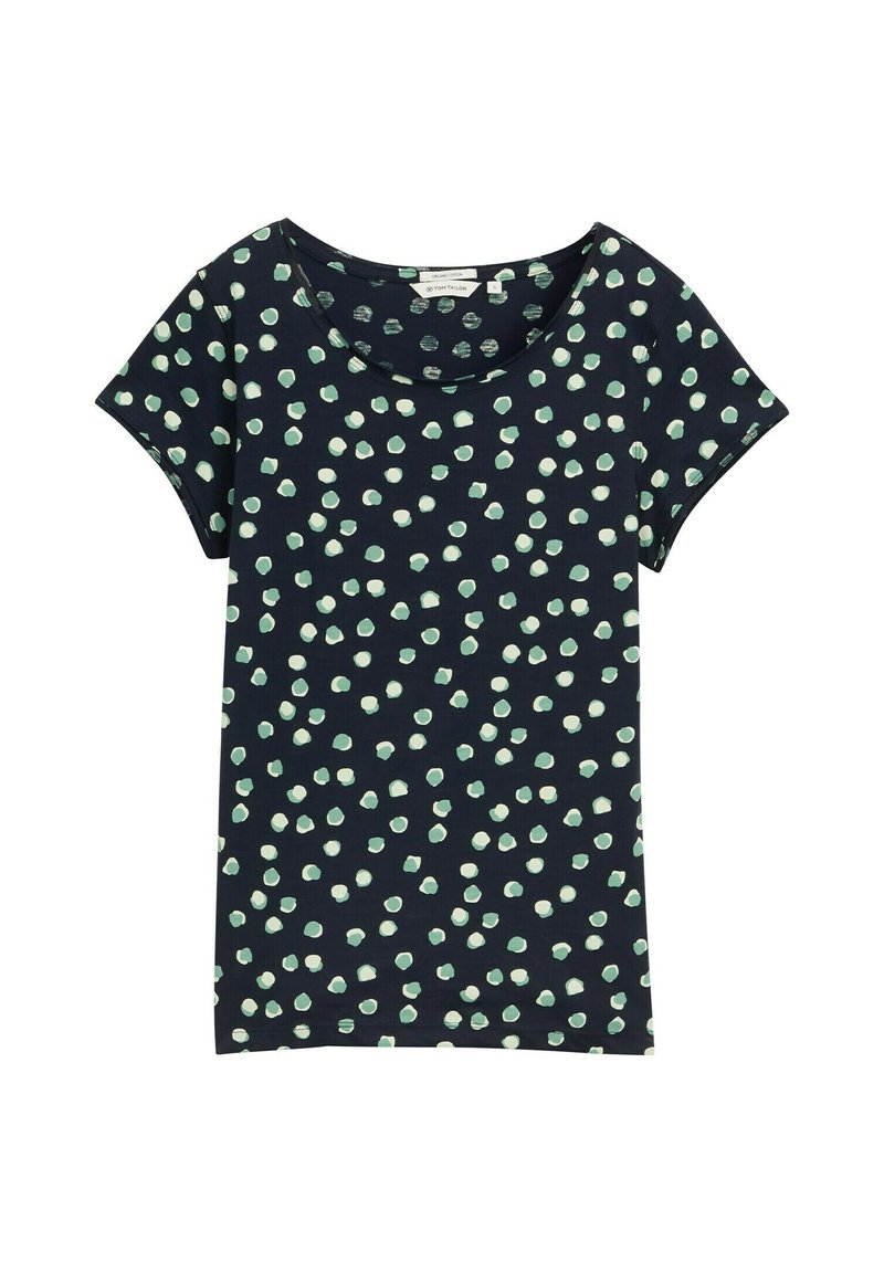 Tom Tailor T-shirt print donkerblauw Tom Tailor T-shirt print donkerblauw