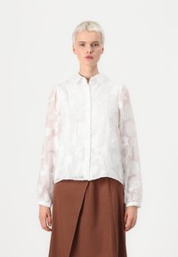 Pieces PCJALA SHIRT - Camicia - cloud dancer