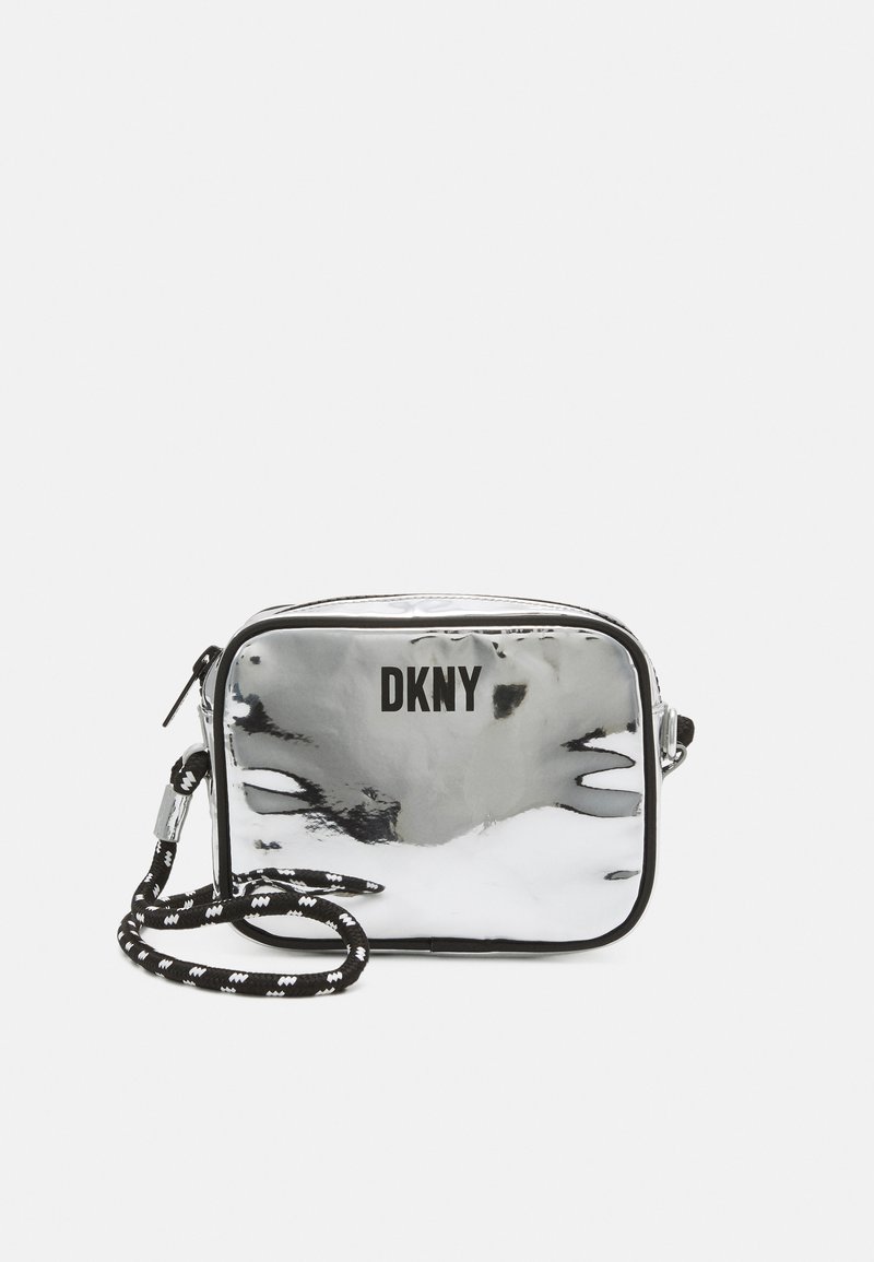 DKNY HANDLE BAG UNISEX Across body bag light grey/silvercoloured