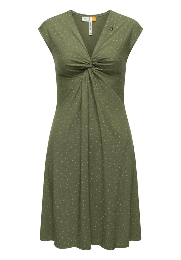 COMFREY - Jerseykleid - olive