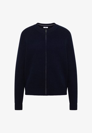 Cecil, CARDIGAN IN UNIFARBE MIT REISSVERSCHLUSS - Gilet - urban dark blue