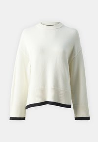 Gina Tricot Petite CONTRAST - Pulover - gardenia