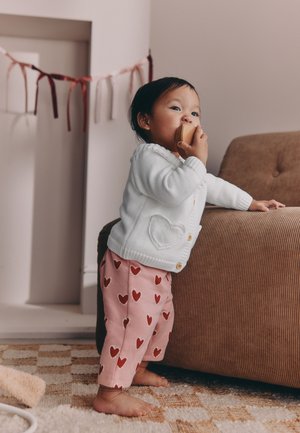 Next REGULAR FIT - HEART POCKET BUTTON THROUGH - Strickjacke - white