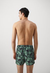 Björn Borg PRINT SWIM - Plavecké šortky  - green/black